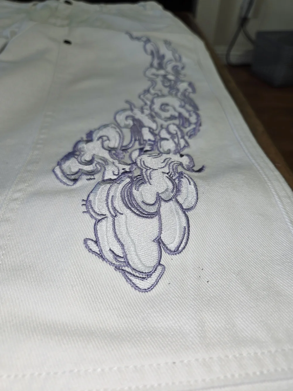 Steve Aoki's Dim Mak/One-Piece Collab Men's Embroidered Jeans
